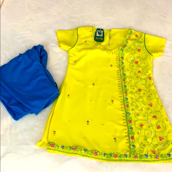 NEW Indian Suit(shirt) with salwar(Pants) - Picture 2 of 4